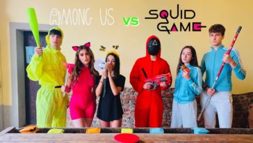 AMONG US vs SQUID GAME